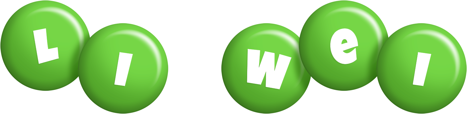 Li Wei candy-green logo